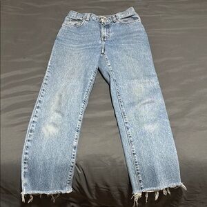 🟡SOLD🟡 Womens Vintage Distressed Calvin Klein Jeans Midrise Denim Size 4